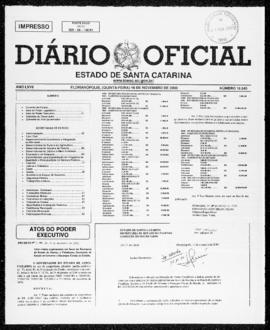 Diário Oficial do Estado de Santa Catarina. Ano 67. N° 16540 de 16/11/2000