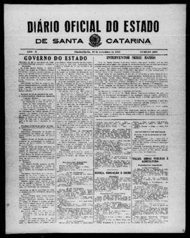 Diário Oficial do Estado de Santa Catarina. Ano 10. N° 2630 de 29/11/1943