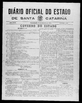 Diário Oficial do Estado de Santa Catarina. Ano 18. N° 4596 de 11/02/1952