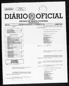 Diário Oficial do Estado de Santa Catarina. Ano 66. N° 16290 de 12/11/1999