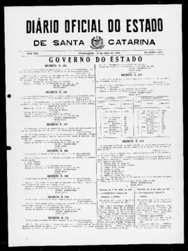 Diário Oficial do Estado de Santa Catarina. Ano 21. N° 5181 de 26/07/1954
