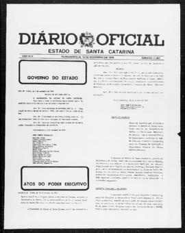 Diário Oficial do Estado de Santa Catarina. Ano 45. N° 11357 de 19/11/1979