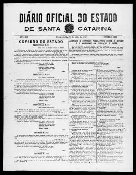 Diário Oficial do Estado de Santa Catarina. Ano 14. N° 3504 de 11/07/1947
