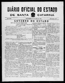 Diário Oficial do Estado de Santa Catarina. Ano 19. N° 4687 de 30/06/1952