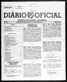 Diário Oficial do Estado de Santa Catarina. Ano 62. N° 15305 de 13/11/1995