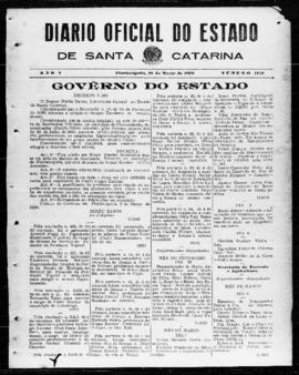 Diário Oficial do Estado de Santa Catarina. Ano 5. N° 1156 de 10/03/1938