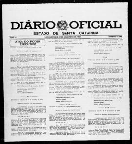 Diário Oficial do Estado de Santa Catarina. Ano 51. N° 12596 de 27/11/1984