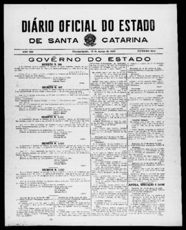 Diário Oficial do Estado de Santa Catarina. Ano 12. N° 2943 de 16/03/1945
