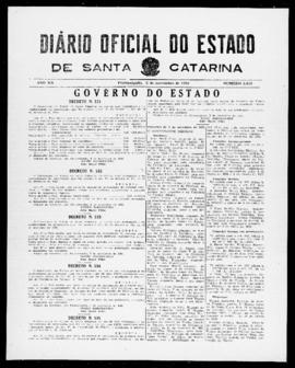Diário Oficial do Estado de Santa Catarina. Ano 20. N° 5016 de 06/11/1953