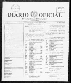 Diário Oficial do Estado de Santa Catarina. Ano 71. N° 17402 de 25/05/2004