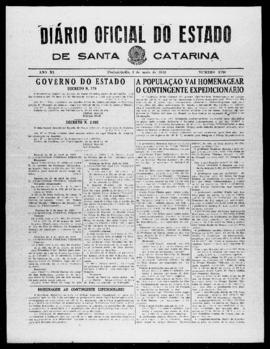 Diário Oficial do Estado de Santa Catarina. Ano 11. N° 2730 de 04/05/1944