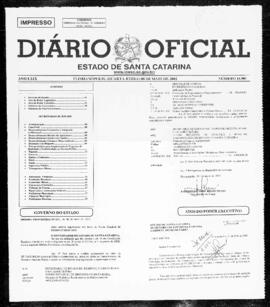 Diário Oficial do Estado de Santa Catarina. Ano 69. N° 16901 de 08/05/2002