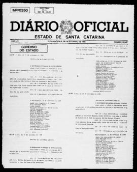 Diário Oficial do Estado de Santa Catarina. Ano 54. N° 13545 de 26/09/1988