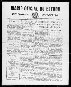 Diário Oficial do Estado de Santa Catarina. Ano 1. N° 40 de 20/04/1934