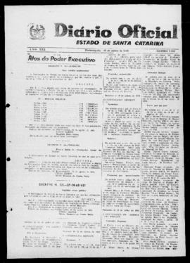 Diário Oficial do Estado de Santa Catarina. Ano 30. N° 7366 de 30/08/1963