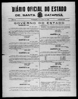 Diário Oficial do Estado de Santa Catarina. Ano 10. N° 2596 de 05/10/1943
