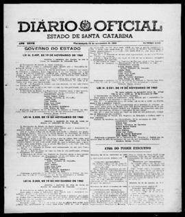 Diário Oficial do Estado de Santa Catarina. Ano 27. N° 6688 de 24/11/1960