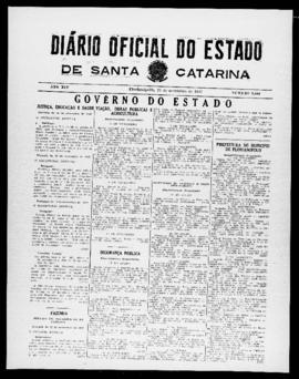 Diário Oficial do Estado de Santa Catarina. Ano 14. N° 3594 de 21/11/1947