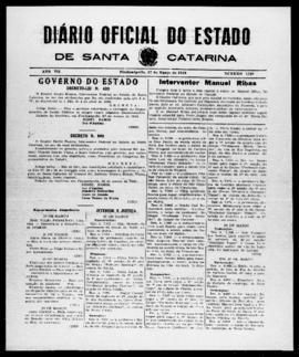 Diário Oficial do Estado de Santa Catarina. Ano 7. N° 1729 de 27/03/1940