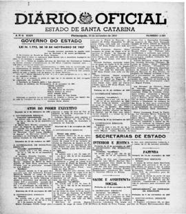 Diário Oficial do Estado de Santa Catarina. Ano 24. Nº 5982 de 22/11/1957