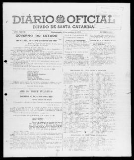 Diário Oficial do Estado de Santa Catarina. Ano 28. N° 6917 de 26/10/1961