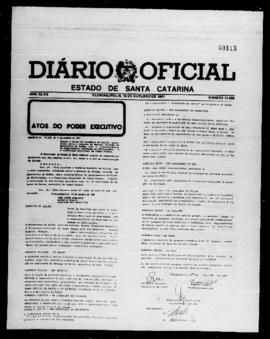 Diário Oficial do Estado de Santa Catarina. Ano 47. N° 11828 de 15/10/1981