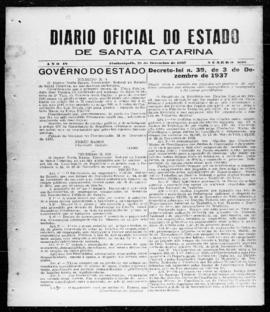 Diário Oficial do Estado de Santa Catarina. Ano 4. N° 1093 de 21/12/1937