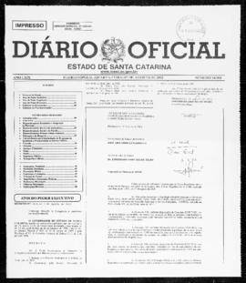 Diário Oficial do Estado de Santa Catarina. Ano 69. N° 16964 de 07/08/2002