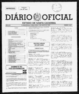 Diário Oficial do Estado de Santa Catarina. Ano 66. N° 16231 de 17/08/1999