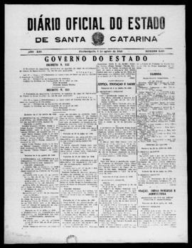 Diário Oficial do Estado de Santa Catarina. Ano 16. N° 3993 de 05/08/1949