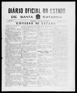 Diário Oficial do Estado de Santa Catarina. Ano 20. N° 4869 de 30/03/1953