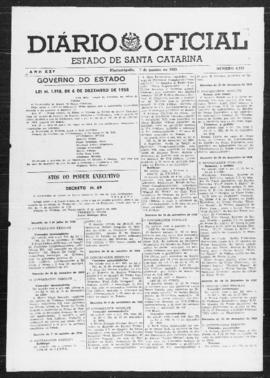 Diário Oficial do Estado de Santa Catarina. Ano 25. N° 6239 de 07/01/1959