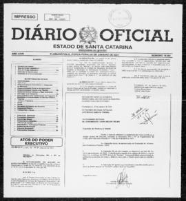 Diário Oficial do Estado de Santa Catarina. Ano 67. N° 16591 de 30/01/2001
