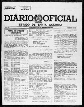 Diário Oficial do Estado de Santa Catarina. Ano 53. N° 13138 de 04/02/1987
