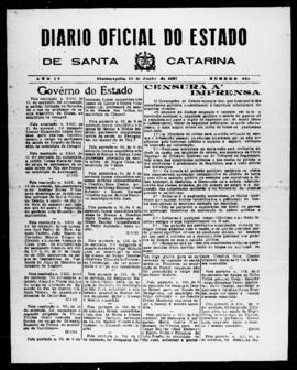 Diário Oficial do Estado de Santa Catarina. Ano 4. N° 945 de 15/06/1937