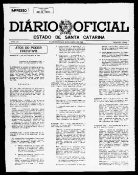 Diário Oficial do Estado de Santa Catarina. Ano 54. N° 13442 de 28/04/1988