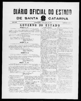 Diário Oficial do Estado de Santa Catarina. Ano 20. N° 4950 de 03/08/1953