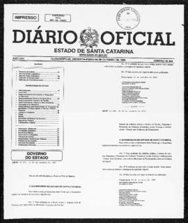 Diário Oficial do Estado de Santa Catarina. Ano 66. N° 16264 de 04/10/1999
