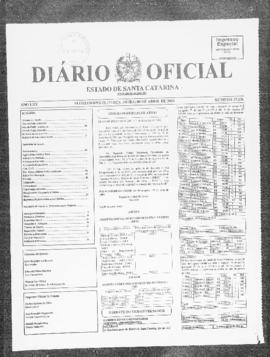 Diário Oficial do Estado de Santa Catarina. Ano 70. N° 17131 de 08/04/2003