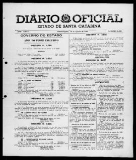 Diário Oficial do Estado de Santa Catarina. Ano 27. N° 6630 de 26/08/1960
