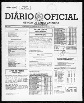Diário Oficial do Estado de Santa Catarina. Ano 67. N° 16545 de 23/11/2000