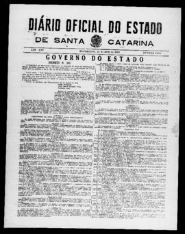 Diário Oficial do Estado de Santa Catarina. Ano 16. N° 3923 de 21/04/1949