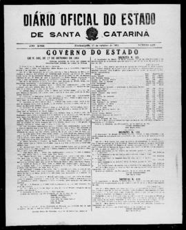 Diário Oficial do Estado de Santa Catarina. Ano 18. N° 4523 de 17/10/1951