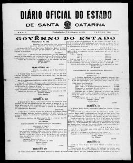 Diário Oficial do Estado de Santa Catarina. Ano 5. N° 1304 de 17/09/1938
