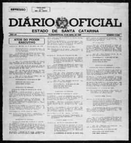 Diário Oficial do Estado de Santa Catarina. Ano 53. N° 12939 de 18/04/1986