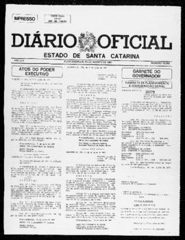 Diário Oficial do Estado de Santa Catarina. Ano 53. N° 13260 de 03/08/1987