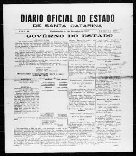 Diário Oficial do Estado de Santa Catarina. Ano 4. N° 1072 de 24/11/1937