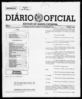 Diário Oficial do Estado de Santa Catarina. Ano 65. N° 16008 de 22/09/1998