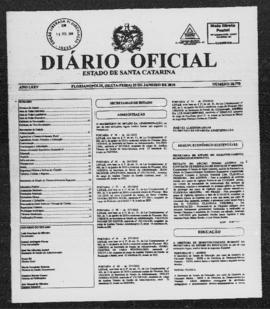 Diário Oficial do Estado de Santa Catarina. Ano 75. N° 18778 de 29/01/2010