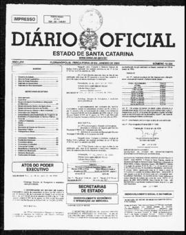 Diário Oficial do Estado de Santa Catarina. Ano 66. N° 16339 de 25/01/2000